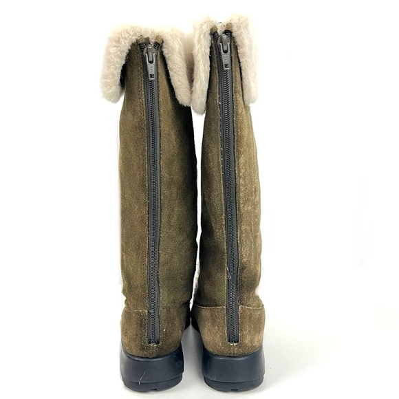 Aerosoles Squished Suede Leather Boots - Size 8 - Picture 8 of 14